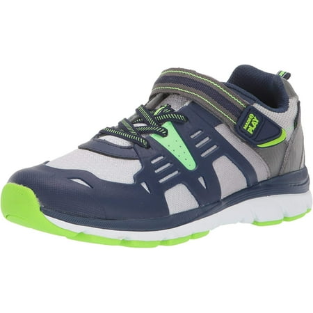

Stride Rite Boys Made2Play Ashton Sneaker Navy/Lime 13 M US Little Kid