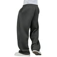 thumbnail image 3 of Men's Baggy Sweatpants Fleece Wide Leg Casual Sweat Pants Drawstring Athletic Workout Gym Jogger with Pockets, 3 of 3