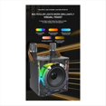 thumbnail image 2 of Altavoz Bluetooth de Karaoke de Alta Potencia, Luz Rítmica Musical, Subwoofer Inalámbrico Estéreo Envolvente con Micrófono Dual, Color Negro, 2 of 5
