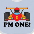 thumbnail image 4 of Inktastic Race Car 1st Birthday Boys Baby Bib, 4 of 4