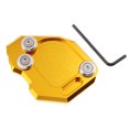 thumbnail image 4 of almohadilla de extensión para soporte lateral para f800gs 2008-2015 dorado oro Sunnimix Almohadilla de soporte de pie para motocicleta, 4 of 7