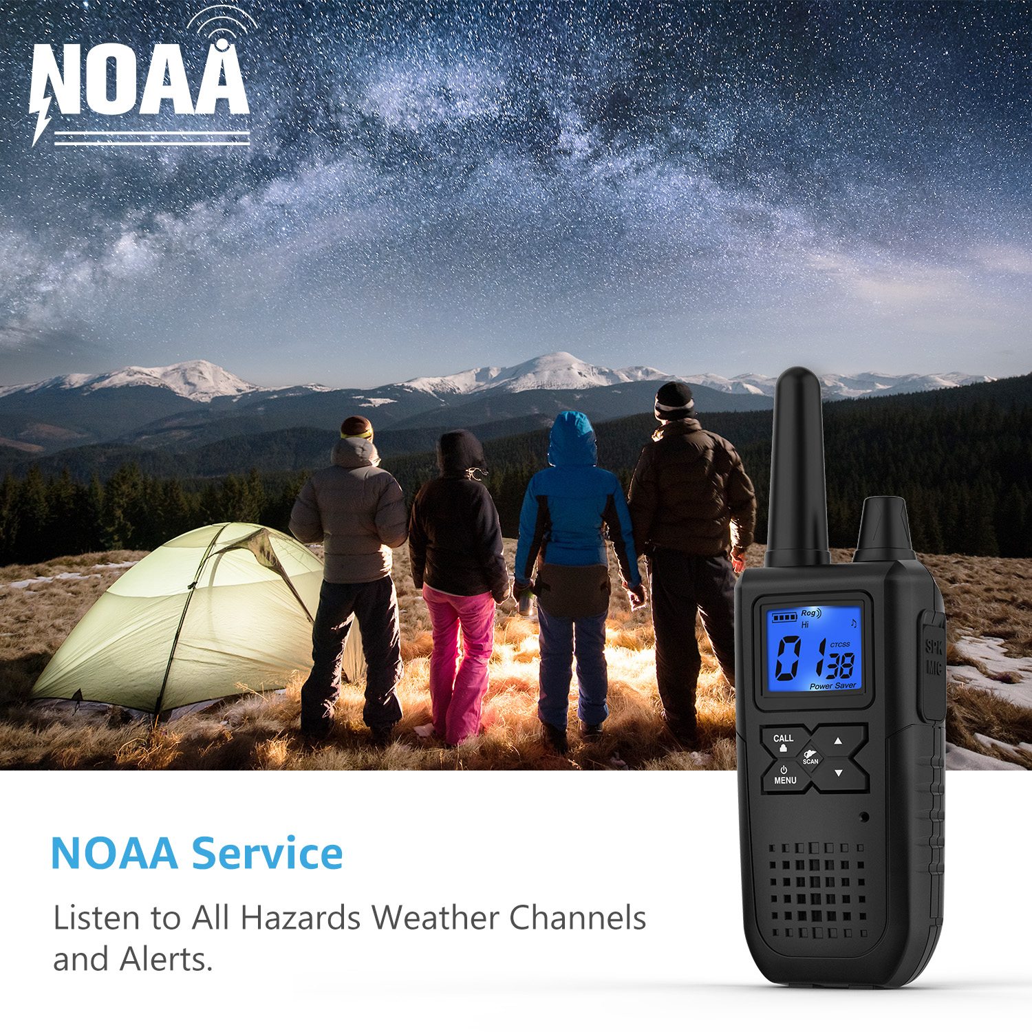 WisHouse K10 Walkie Talkies, 2 Pack Black photo 4