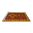 thumbnail image 2 of Ahgly Company Machine Washable Indoor Rectangle Persian Yellow Traditional Area Rugs, 2' x 3', 2 of 4
