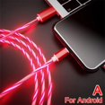 thumbnail image 6 of Android/TypeC Fast Charging Cable LED Luminous Glow Flowing USB Cable Color, 6 of 9