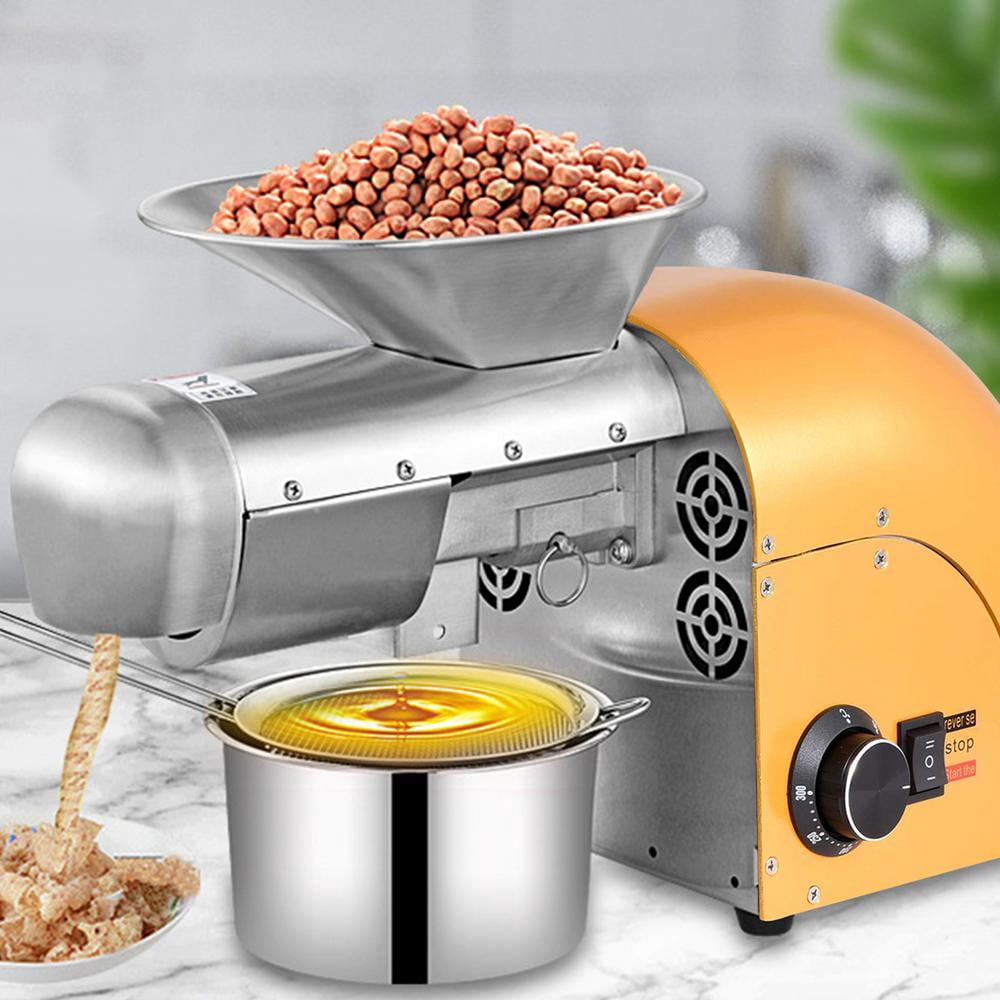 XIANERS Oil Extraction Machine For Home 1800W Automatic Commercial Oil Expeller Extractor Stainless Steel Cold & Hot Press Oil Extractor Organic Oil Expeller Household cosy