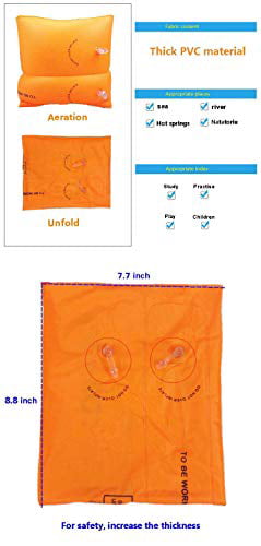 Topsung Floaties Inflatable Swim Arm Bands Rings Floats Tube Armlets for Kids and Adult 