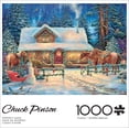 thumbnail image 4 of Buffalo Games 1000-Piece Chuck Pinson Winter's Oasis Adult Interlocking Jigsaw Puzzle, 4 of 5