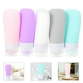 thumbnail image 2 of PAMINGONO 5Pcs Travel Size Toiletries Bottles Assorted Color 11.5x5x4cm Portable Airtight Refillable, 2 of 7