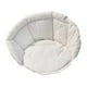 thumbnail image 4 of Cojín para silla colgante de mimbre, cojín para hamaca, silla colgante con forma de lágrima, puente para jardín Blanco 60x60x45cm, 4 of 9
