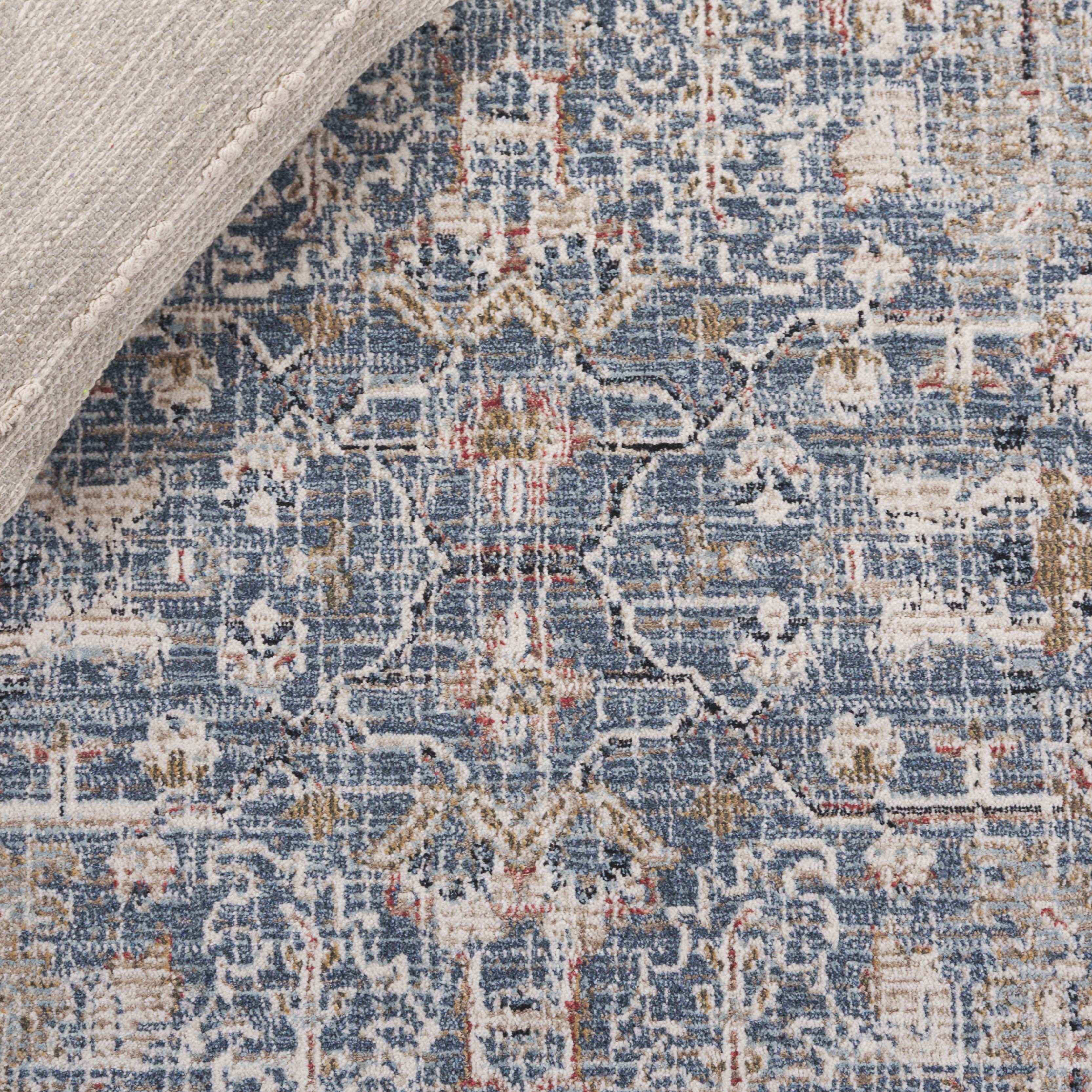 SAFAVIEH Vivaldi Jules Abstract Area Rug, Light Blue/Ivory, 5'3" x 7'6"