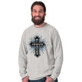 thumbnail image 5 of Jesus Christ Saves Christian Love Long Sleeve TShirt Men Women Brisco Brands S, 5 of 6