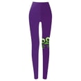 thumbnail image 4 of CAUYDY Halloween Leggings for Women Buttery Soft Stretchy Pumpkin Printed Pajamas Pants High Waisted Tummy Control Yoga Pant(Purple,L), 4 of 4
