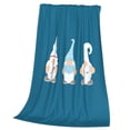 thumbnail image 3 of Bingfone Nurse Doctor Gnomes Print Flannel Fleece Blanket Throw Blanket For Bed,Sofa,Couch,Travel,Camping(80"X60"), 3 of 9