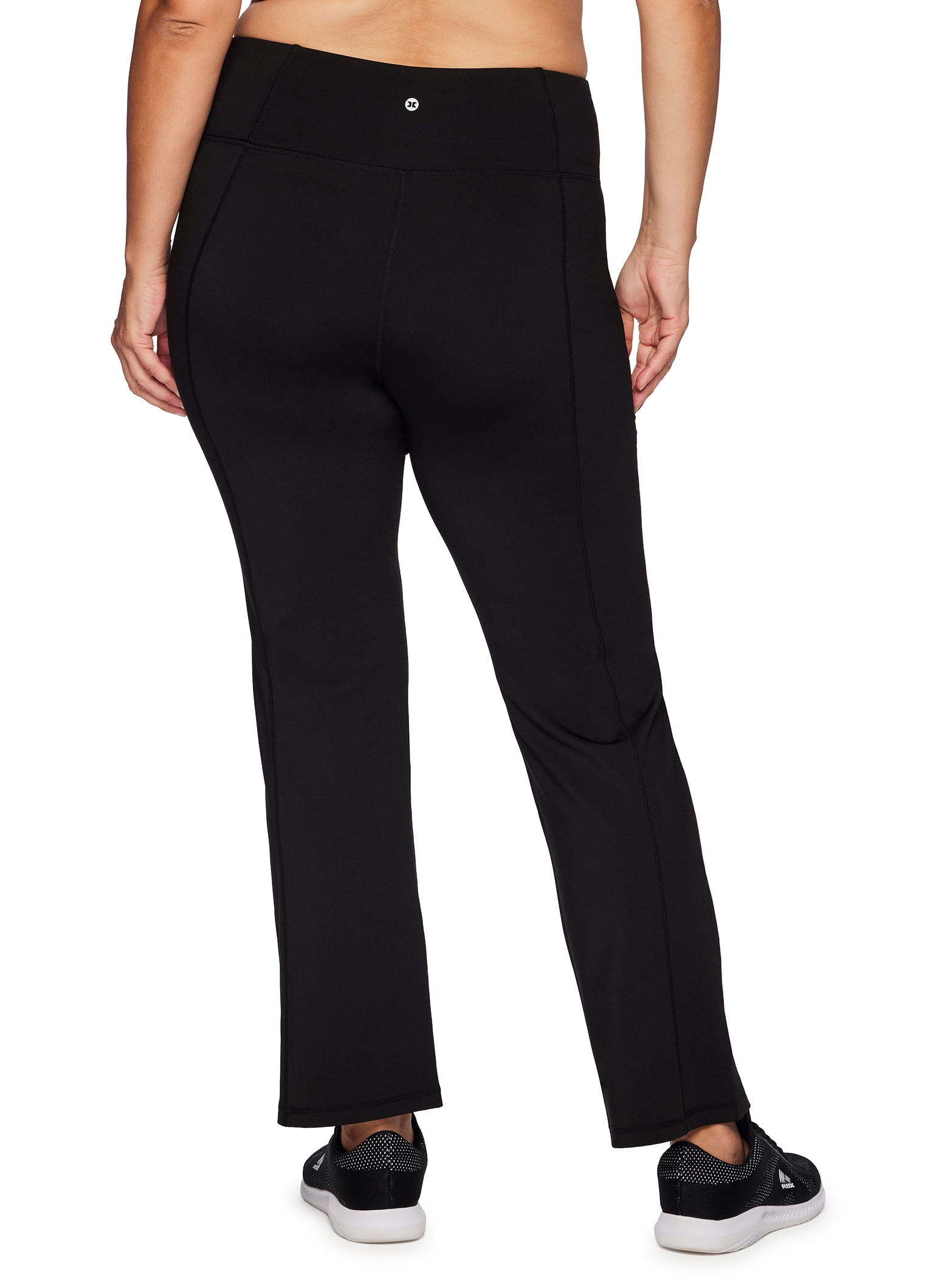 RBX Active Women's Plus Size Boot Cut Fleece Lined Yoga Pants with