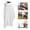 White, variant on M Buder Hairdressing Apron Waterproof Adjustable Barber Cloth Wrap for Hair Cutting Salon Hairdresser Black, 9.45 inches / 24.00 cm