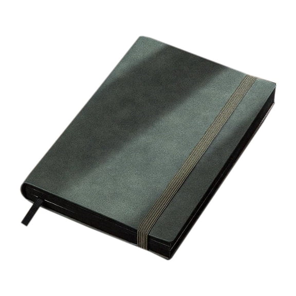 A5 Thick Green Diary Notebook 320 Pages Leather Notebook Student Stationery Supplies for Writing and Recording