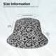 thumbnail image 3 of Fotbe Snake Sombrero Tipo Pescador con Estampado – Sombrero de Sol de Algodón de Moda para Playa, Golf, Pesca, 3 of 6