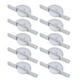 thumbnail image 3 of NICEXMAS Track Pulleys Silver Stable Sliding 10Set 3x1.1in, 3 of 8