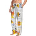 thumbnail image 2 of Daiia Men'S Construction Equipments Worker Pants,Bottoms Sleep Lounge,Pajama Pants,Pj Bottoms Drawstring And Pockets-Small, 2 of 9