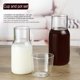 thumbnail image 2 of Juego de jarra de agua con vaso, jarra y vaso para mesita de noche, dormitorio, habitación de invitados, jarra de agua fría, dispensador de enjuague bucal para baño y cocina (transparente), 450 ml, 2 of 8