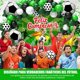 thumbnail image 5 of Yanonmyfd 63 PCS Decoración de Soccer para Fiesta Temática de Fútbol, Póster de Feliz Cumpleaños en Español y Globos de Fútbol, con Bomba de Globo de Mano, para Cumpleaños Futbol Soccer (Verde),Verde, 5 of 7