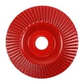 thumbnail image 3 of Disco de amoladora angular Sunnimix Pulido Lijado Pad Pulidor portátil Carpintería Rojo, 3 of 8
