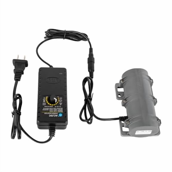 Vibration Motor, 24V DC Strong Vibrating Motor w/Adapter Industry Vibrator Rotary Speed Sieve Vibration Motor for Massage Beds, Car Warning Systems, Vibrating Screens, 8W$$Tools & Hardware Other