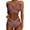 C527/Brown, variant on Two Piece Bikini Sets For Women High Waisted Bikini Push Up Swimsuit Wrap Bathing Suit 2026 Summer Beach Wear