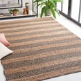 thumbnail image 2 of SAFAVIEH Natural Fiber Wenonah Striped Area Rug, Black/Natural, 3' x 5', 2 of 11