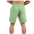 thumbnail image 4 of ITSAME Men's Athletic Shorts, Drawstring Quick Drying Loose Fit Breathable Gym Sports Shorts Green XL, 4 of 5