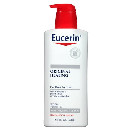Eucerin Lotion Original Healing 16.9oz Pump (Pack of 3)