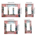 thumbnail image 2 of Yayeee Rocker Switch Wall Plate 3-Gang 6.5"x4.6" Home Decorative Outlet Cover, Pink Boat, 2 of 6
