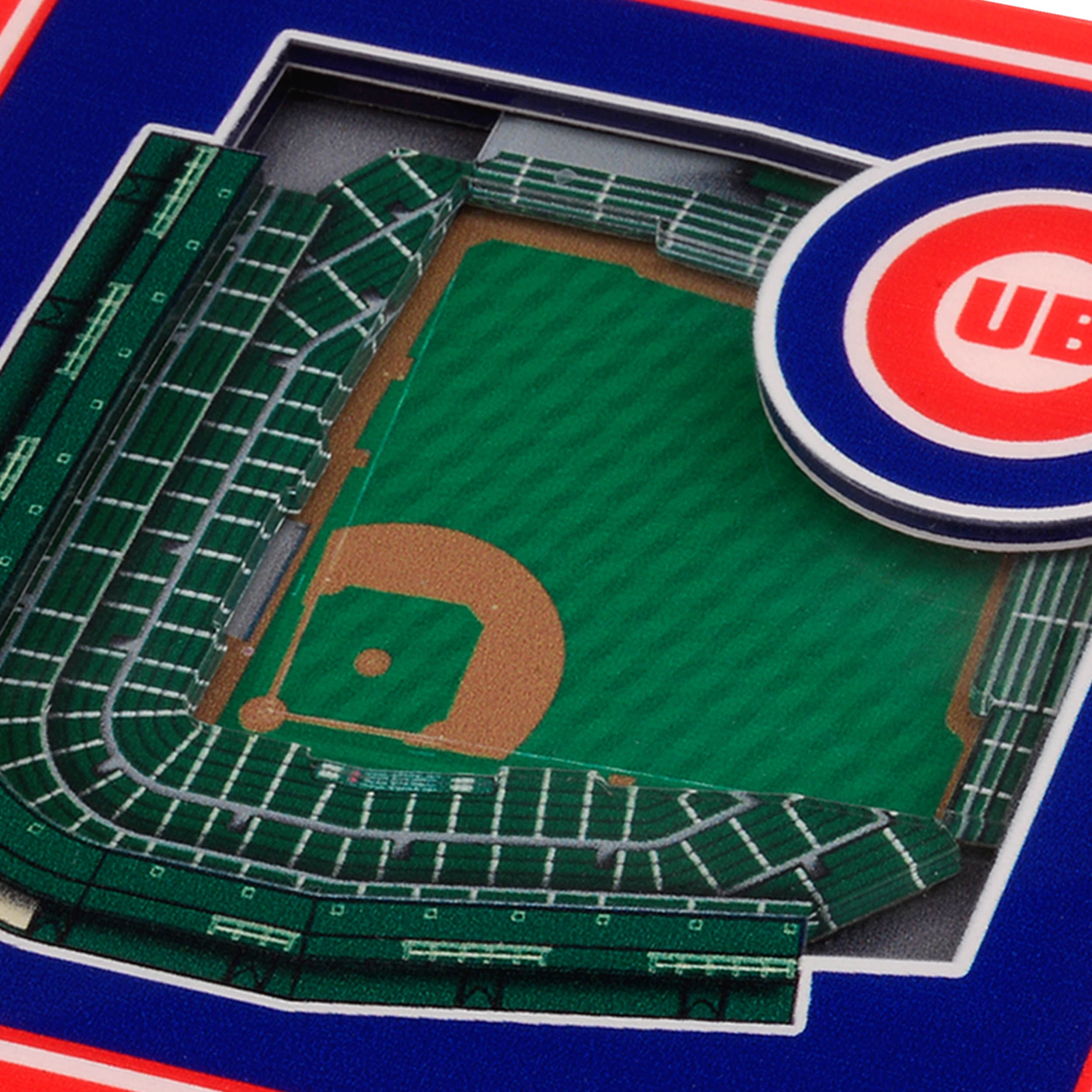 YouTheFan MLB Chicago Cubs Stadiumview Cribbage