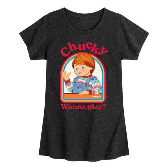 Chucky - Innocent Wanna Play - Toddler & Youth Girls Short Sleeve Graphic T-Shirt