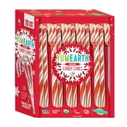 YumEarth Organic Candy Cane, Peppermint, Gluten Free, Shelf-Stable, 10 Count Box