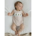 thumbnail image 4 of BemeyourBBs Thanksgiving Baby Boy Overalls Plaid Embroidery Turkey Romper, 4 of 9