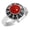 Red Stone, variant on Natural Lapis Ring 925 Sterling Silver Handmade Jewelry