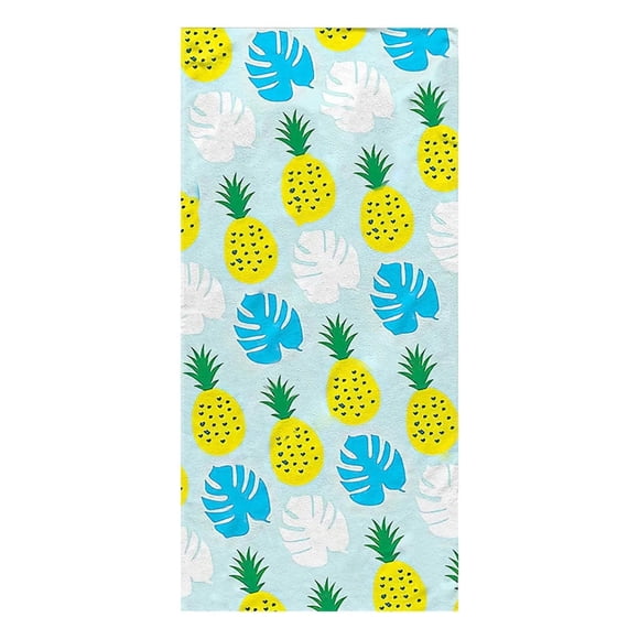 Bath Towel for Beach or Pool - Microfiber Large 150x75cm Blue Sun Sky White Cloud Design for Men Women Kids and Teens Absorbent Lightweight Everyday Swim Accessory