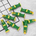 thumbnail image 4 of Mango de Lima de Goma Uxcell 10-Pack, Mangos Rectangulares de 4.53"/0.43" para Lima Ergonómica para Lima de 14" [Verde Amarillo], 4 of 6