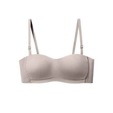 

IMSHIE Women s Thick Padded Strapless Push Up Bra Lift And Support Convertible Bras With Straps Push Up Strapless Bra Strapless Push-Up Bra present
