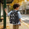 thumbnail image 6 of Hand and Bat Gothic Pattern 17" School Backpacks for Teens,Waterproof Oxford Fabric,S-Shape Padded Straps for School,Travel,Hiking,Camping, 6 of 6