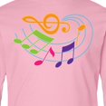 thumbnail image 4 of Inktastic Music Notes Musical Long Sleeve Youth T-Shirt, 4 of 5
