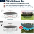 thumbnail image 3 of Trampoline 16 FT with Safe Enclosure Net, Kids Trampoline for Play & Exercise Indoor or Outdoor, Waterproof Jump Mat, Backyard Trampoline Ladder for Adults Fitness Equipment, 3 of 7