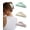 Gradient - Green+Champagne+Light Purple, variant on AWAYTR 10CM Acrylic Polka Dot Print Hair Claw Clips, Strong Hold Non-Slip Jumbo Jaw Clamps, French Style Barrettes for Thick Long Hair Women Hair Accessories 3Pcs