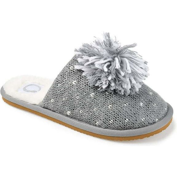 Journee Collection Womens Slippers 12 Grey