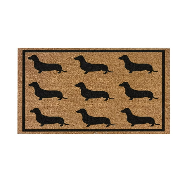 Tapis de Porte Suummer pour Entrée Extérieure, Paillasson Imperméable Extérieur Intérieur « Hello Welcome » pour Entrée Extérieure et Intérieure, Entrée de Patio Arrière Extérieure au Sol, Entrée de la Maison