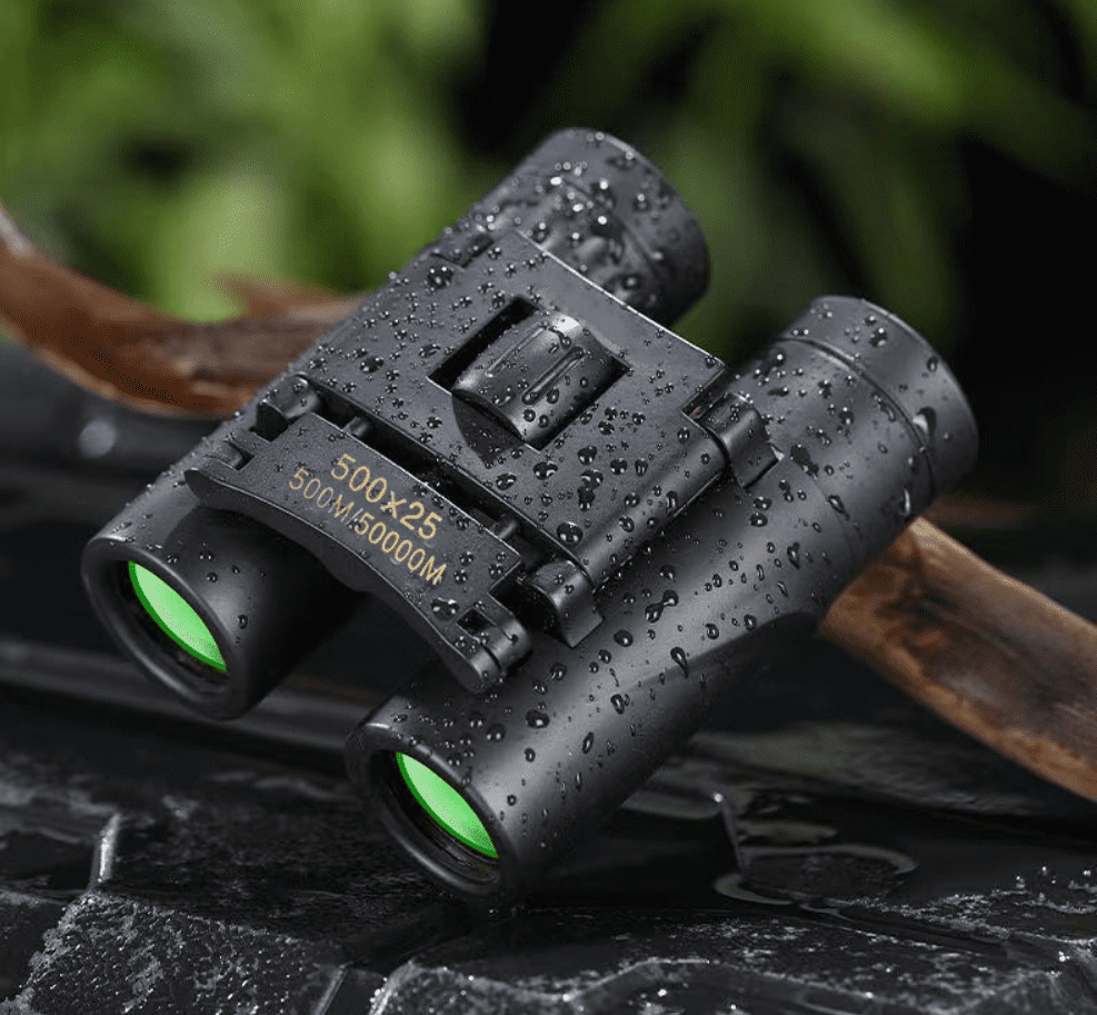 500X25 Zoom HD Binoculars Telescope Powerful Portable Folding Long-Distance Vision Hunting Outdoor Camping Sports
