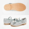 thumbnail image 7 of Stelle Girls Mary Jane Glitter Shoes Wedding Party Flats Dress Pump Shoes for Kids Toddler Flower Girl Low Heel Princess Shoes,Silver, 7 of 7
