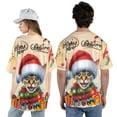 thumbnail image 5 of Merry Christmas Santa Devon Rex Scarf Twinkling Lights Xmas Holiday All Over Print 3D Baseball Shirt Cat Lover Kitten Owner Gifts Softball Sport - 00022, 5 of 6