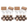 thumbnail image 1 of Soportes de Tarjetas de Lugar de Madera de 60 Piezas con Tarjetas de Lugar Kraft de Alambre En Espiral Soportes de NúMeros de Mesa de Madera Rústica Soportes de Tarjetas de Nombre, 1 of 5